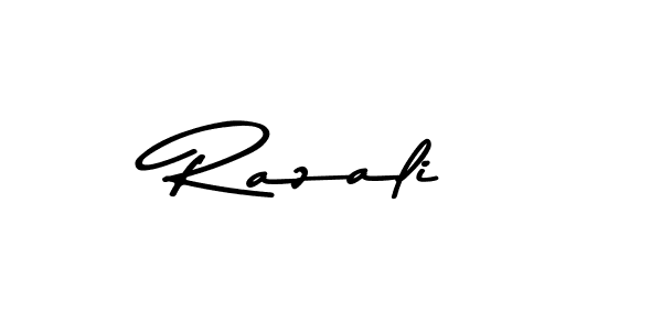 How to make Razali name signature. Use Asem Kandis PERSONAL USE style for creating short signs online. This is the latest handwritten sign. Razali signature style 9 images and pictures png