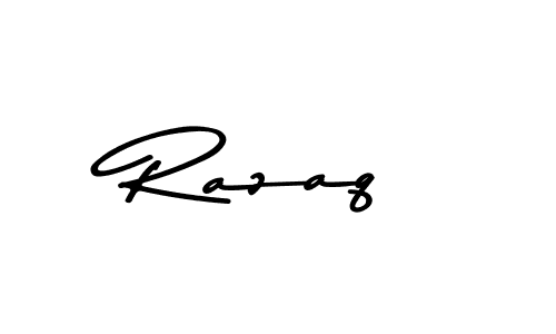 The best way (Asem Kandis PERSONAL USE) to make a short signature is to pick only two or three words in your name. The name Razaq include a total of six letters. For converting this name. Razaq signature style 9 images and pictures png