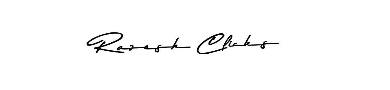 Make a beautiful signature design for name Razesh Clicks. Use this online signature maker to create a handwritten signature for free. Razesh Clicks signature style 9 images and pictures png