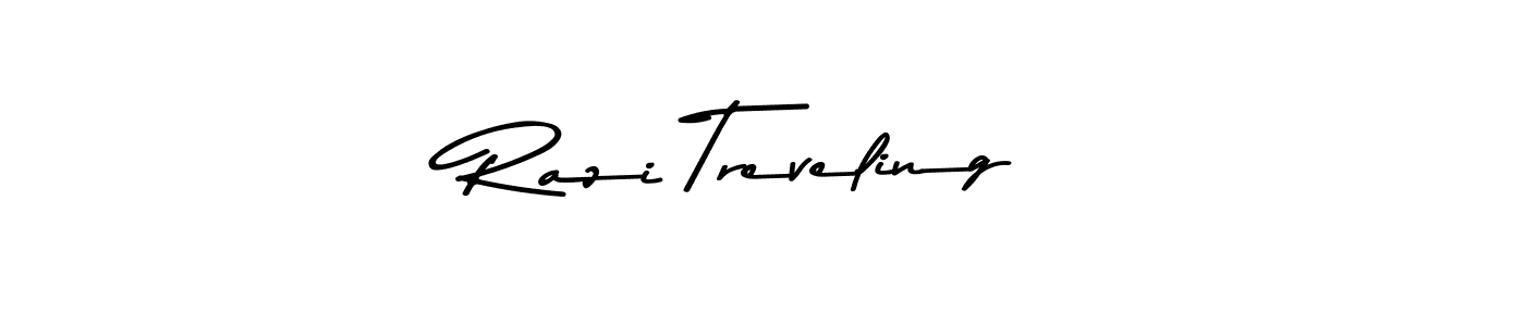 Make a beautiful signature design for name Razi Treveling. Use this online signature maker to create a handwritten signature for free. Razi Treveling signature style 9 images and pictures png