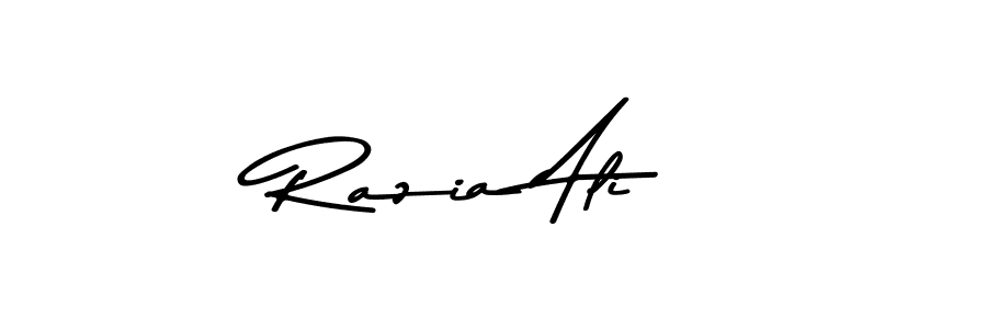 Make a beautiful signature design for name Razia Ali. Use this online signature maker to create a handwritten signature for free. Razia Ali signature style 9 images and pictures png