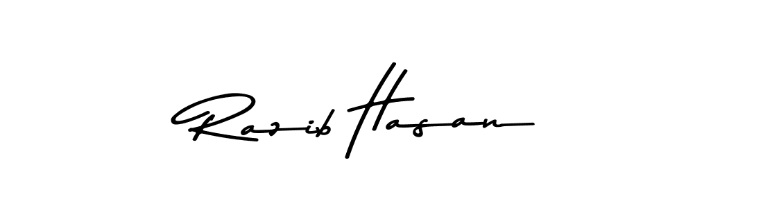 Use a signature maker to create a handwritten signature online. With this signature software, you can design (Asem Kandis PERSONAL USE) your own signature for name Razib Hasan. Razib Hasan signature style 9 images and pictures png