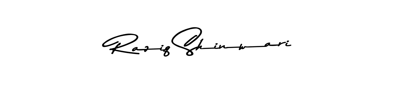 How to make Raziq Shinwari signature? Asem Kandis PERSONAL USE is a professional autograph style. Create handwritten signature for Raziq Shinwari name. Raziq Shinwari signature style 9 images and pictures png