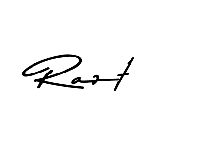 How to make Razt signature? Asem Kandis PERSONAL USE is a professional autograph style. Create handwritten signature for Razt name. Razt signature style 9 images and pictures png