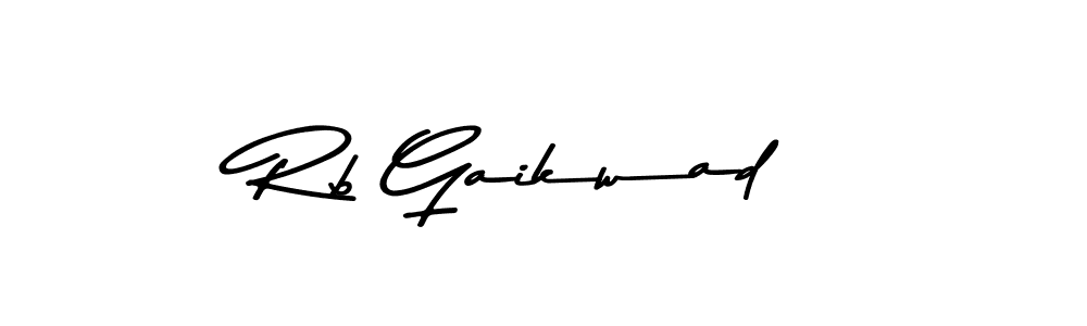 if you are searching for the best signature style for your name Rb Gaikwad. so please give up your signature search. here we have designed multiple signature styles  using Asem Kandis PERSONAL USE. Rb Gaikwad signature style 9 images and pictures png