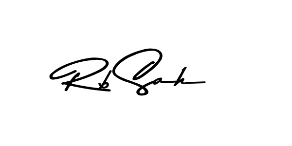 Asem Kandis PERSONAL USE is a professional signature style that is perfect for those who want to add a touch of class to their signature. It is also a great choice for those who want to make their signature more unique. Get Rb Sah name to fancy signature for free. Rb Sah signature style 9 images and pictures png