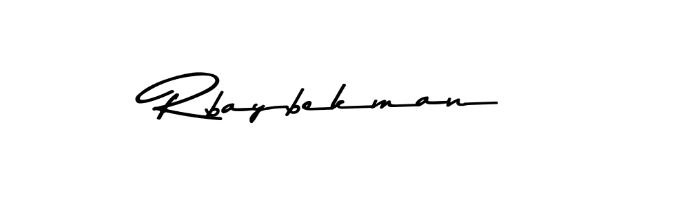 Also we have Rbaybekman name is the best signature style. Create professional handwritten signature collection using Asem Kandis PERSONAL USE autograph style. Rbaybekman signature style 9 images and pictures png