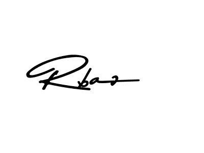 How to make Rbaz signature? Asem Kandis PERSONAL USE is a professional autograph style. Create handwritten signature for Rbaz name. Rbaz signature style 9 images and pictures png