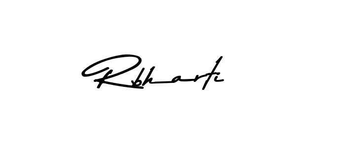 Also You can easily find your signature by using the search form. We will create Rbharti name handwritten signature images for you free of cost using Asem Kandis PERSONAL USE sign style. Rbharti signature style 9 images and pictures png