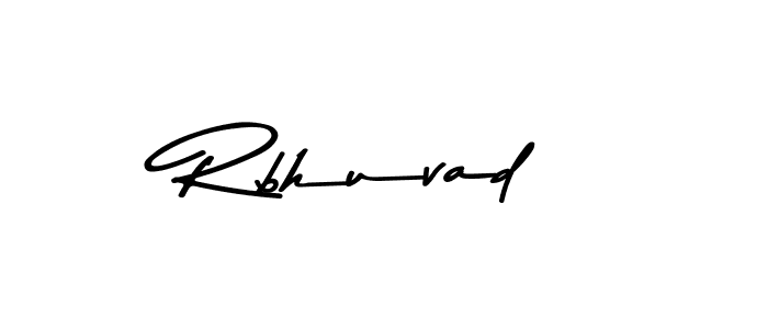 Create a beautiful signature design for name Rbhuvad. With this signature (Asem Kandis PERSONAL USE) fonts, you can make a handwritten signature for free. Rbhuvad signature style 9 images and pictures png