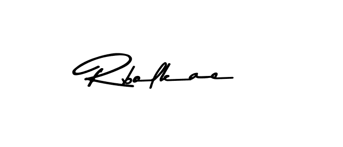 Design your own signature with our free online signature maker. With this signature software, you can create a handwritten (Asem Kandis PERSONAL USE) signature for name Rbolkae. Rbolkae signature style 9 images and pictures png