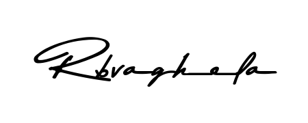 An effortless, minimalist signature concept for Rbvaghela using Asem Kandis PERSONAL USE design. Clean lines that look great on any document. Rbvaghela signature style 9 images and pictures png