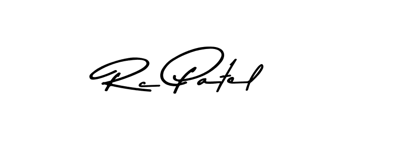 Similarly Asem Kandis PERSONAL USE is the best handwritten signature design. Signature creator online .You can use it as an online autograph creator for name Rc Patel. Rc Patel signature style 9 images and pictures png
