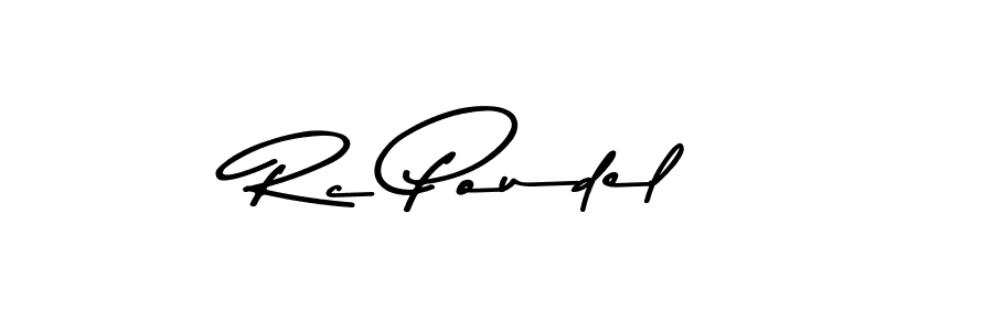 Make a beautiful signature design for name Rc Poudel. With this signature (Asem Kandis PERSONAL USE) style, you can create a handwritten signature for free. Rc Poudel signature style 9 images and pictures png