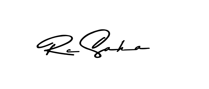 Use a signature maker to create a handwritten signature online. With this signature software, you can design (Asem Kandis PERSONAL USE) your own signature for name Rc Saha. Rc Saha signature style 9 images and pictures png