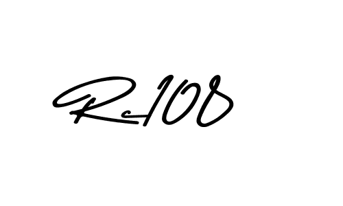 Also we have Rc108 name is the best signature style. Create professional handwritten signature collection using Asem Kandis PERSONAL USE autograph style. Rc108 signature style 9 images and pictures png