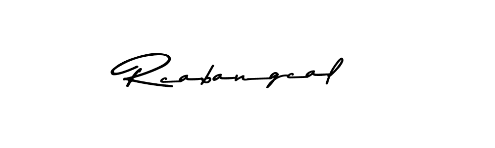 Use a signature maker to create a handwritten signature online. With this signature software, you can design (Asem Kandis PERSONAL USE) your own signature for name Rcabangcal. Rcabangcal signature style 9 images and pictures png