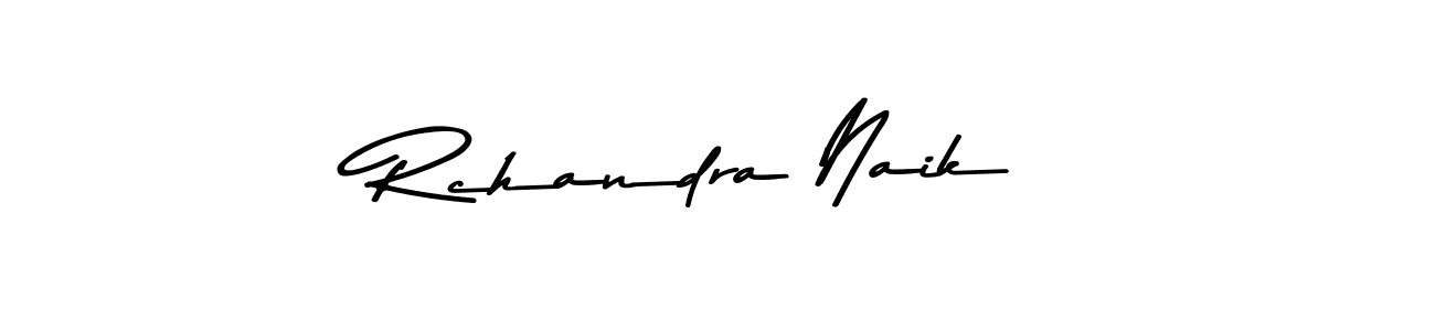 Use a signature maker to create a handwritten signature online. With this signature software, you can design (Asem Kandis PERSONAL USE) your own signature for name Rchandra Naik. Rchandra Naik signature style 9 images and pictures png