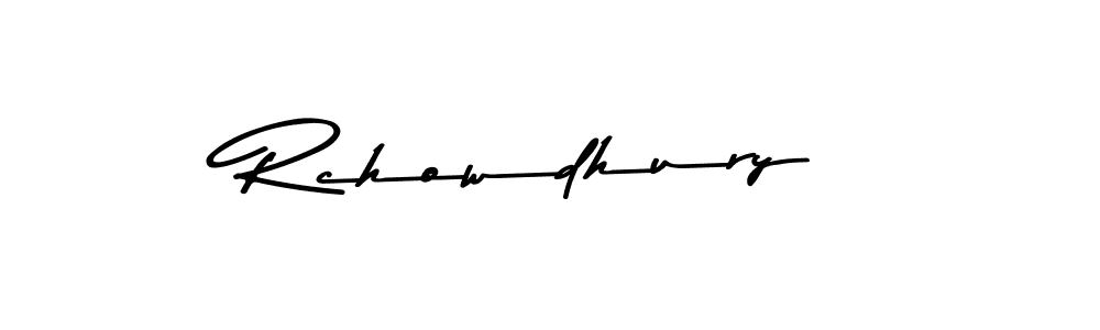 Rchowdhury stylish signature style. Best Handwritten Sign (Asem Kandis PERSONAL USE) for my name. Handwritten Signature Collection Ideas for my name Rchowdhury. Rchowdhury signature style 9 images and pictures png