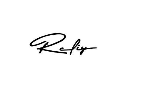 Design your own signature with our free online signature maker. With this signature software, you can create a handwritten (Asem Kandis PERSONAL USE) signature for name Rcliy. Rcliy signature style 9 images and pictures png