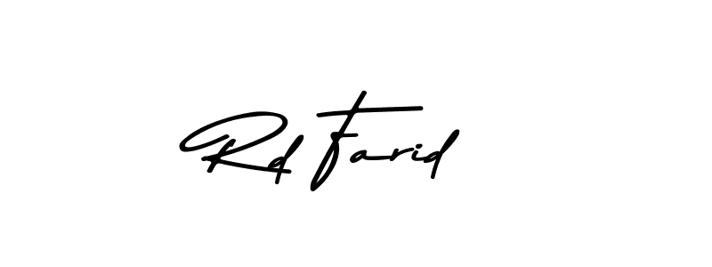 Design your own signature with our free online signature maker. With this signature software, you can create a handwritten (Asem Kandis PERSONAL USE) signature for name Rd Farid. Rd Farid signature style 9 images and pictures png