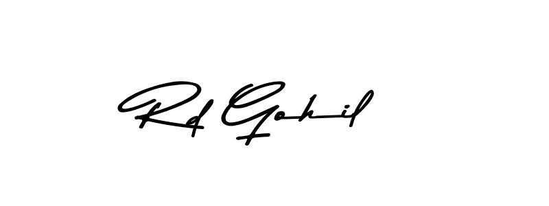 Make a short Rd Gohil signature style. Manage your documents anywhere anytime using Asem Kandis PERSONAL USE. Create and add eSignatures, submit forms, share and send files easily. Rd Gohil signature style 9 images and pictures png