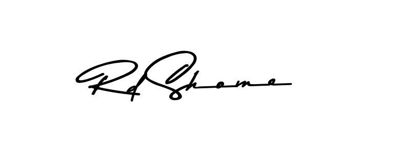 Similarly Asem Kandis PERSONAL USE is the best handwritten signature design. Signature creator online .You can use it as an online autograph creator for name Rd Shome. Rd Shome signature style 9 images and pictures png