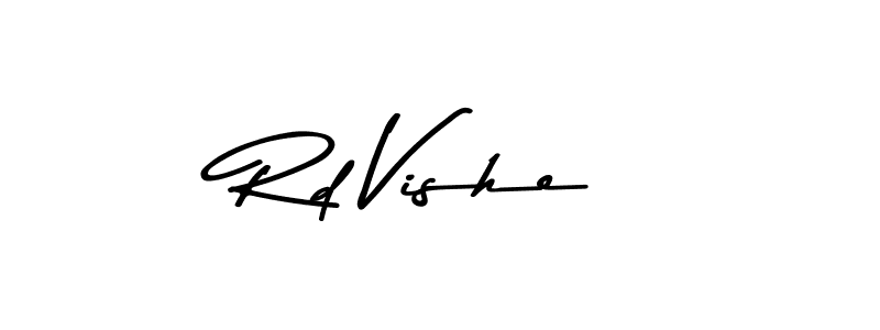 Use a signature maker to create a handwritten signature online. With this signature software, you can design (Asem Kandis PERSONAL USE) your own signature for name Rd Vishe. Rd Vishe signature style 9 images and pictures png