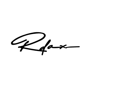 Make a beautiful signature design for name Rdax. With this signature (Asem Kandis PERSONAL USE) style, you can create a handwritten signature for free. Rdax signature style 9 images and pictures png