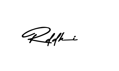 Also we have Rddhi name is the best signature style. Create professional handwritten signature collection using Asem Kandis PERSONAL USE autograph style. Rddhi signature style 9 images and pictures png