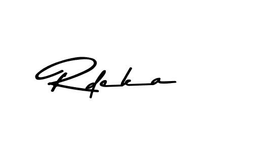 Similarly Asem Kandis PERSONAL USE is the best handwritten signature design. Signature creator online .You can use it as an online autograph creator for name Rdeka. Rdeka signature style 9 images and pictures png