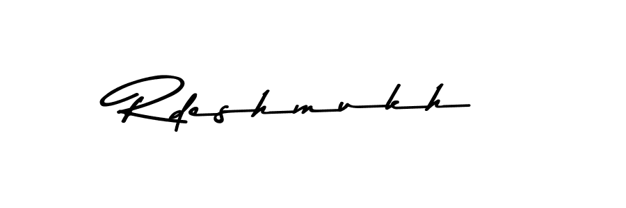 Make a short Rdeshmukh signature style. Manage your documents anywhere anytime using Asem Kandis PERSONAL USE. Create and add eSignatures, submit forms, share and send files easily. Rdeshmukh signature style 9 images and pictures png