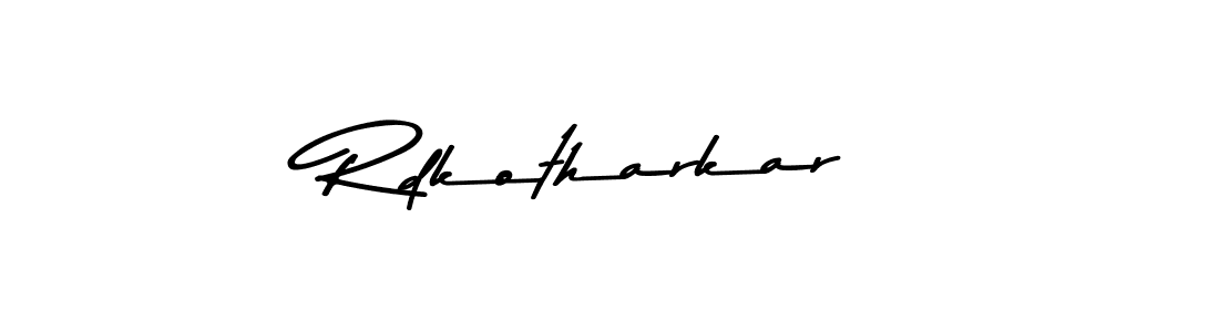 Use a signature maker to create a handwritten signature online. With this signature software, you can design (Asem Kandis PERSONAL USE) your own signature for name Rdkotharkar. Rdkotharkar signature style 9 images and pictures png