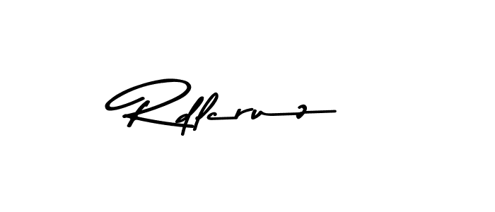 Make a beautiful signature design for name Rdlcruz. With this signature (Asem Kandis PERSONAL USE) style, you can create a handwritten signature for free. Rdlcruz signature style 9 images and pictures png