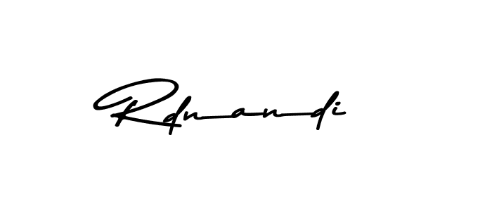 The best way (Asem Kandis PERSONAL USE) to make a short signature is to pick only two or three words in your name. The name Rdnandi include a total of six letters. For converting this name. Rdnandi signature style 9 images and pictures png
