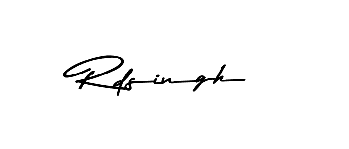 This is the best signature style for the Rdsingh name. Also you like these signature font (Asem Kandis PERSONAL USE). Mix name signature. Rdsingh signature style 9 images and pictures png