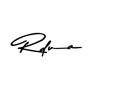 Also we have Rdua name is the best signature style. Create professional handwritten signature collection using Asem Kandis PERSONAL USE autograph style. Rdua signature style 9 images and pictures png