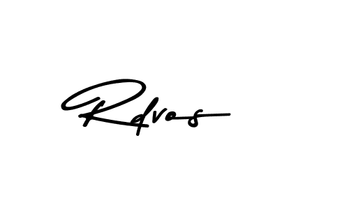 Design your own signature with our free online signature maker. With this signature software, you can create a handwritten (Asem Kandis PERSONAL USE) signature for name Rdvos. Rdvos signature style 9 images and pictures png