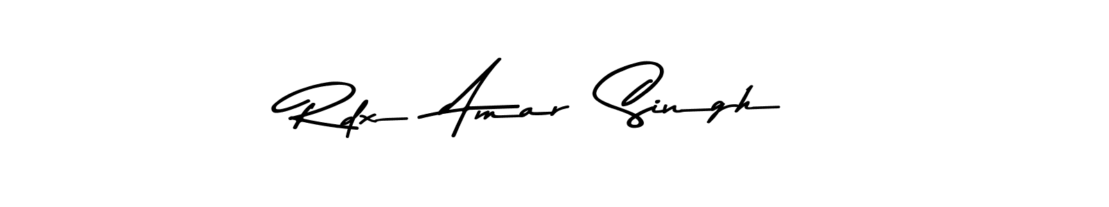 Similarly Asem Kandis PERSONAL USE is the best handwritten signature design. Signature creator online .You can use it as an online autograph creator for name Rdx  Amar  Singh. Rdx  Amar  Singh signature style 9 images and pictures png