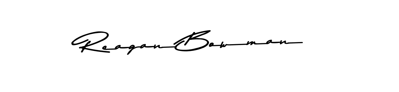 You should practise on your own different ways (Asem Kandis PERSONAL USE) to write your name (Reagan Bowman) in signature. don't let someone else do it for you. Reagan Bowman signature style 9 images and pictures png