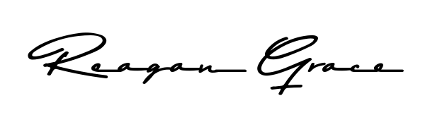 The Asem Kandis PERSONAL USE lettering style adds unique flourish to name Reagan Grace. Stand out with a custom digital autograph made in seconds. Reagan Grace signature style 9 images and pictures png