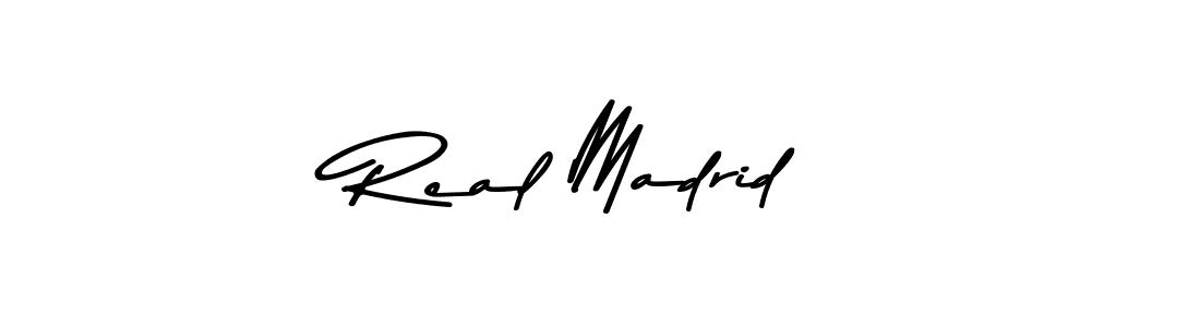 How to make Real Madrid signature? Asem Kandis PERSONAL USE is a professional autograph style. Create handwritten signature for Real Madrid name. Real Madrid signature style 9 images and pictures png