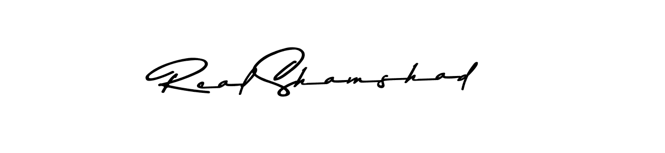 This is the best signature style for the Real Shamshad name. Also you like these signature font (Asem Kandis PERSONAL USE). Mix name signature. Real Shamshad signature style 9 images and pictures png