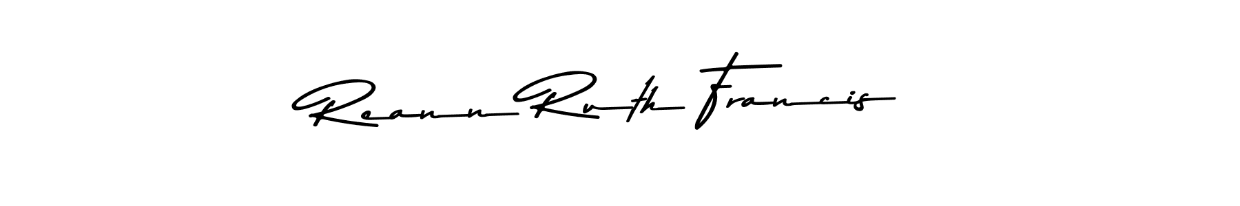 See photos of Reann Ruth Francis official signature by Spectra . Check more albums & portfolios. Read reviews & check more about Asem Kandis PERSONAL USE font. Reann Ruth Francis signature style 9 images and pictures png