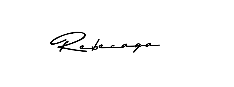 Use a signature maker to create a handwritten signature online. With this signature software, you can design (Asem Kandis PERSONAL USE) your own signature for name Rebecaga. Rebecaga signature style 9 images and pictures png