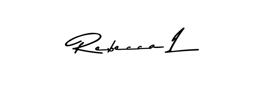 Asem Kandis PERSONAL USE is a professional signature style that is perfect for those who want to add a touch of class to their signature. It is also a great choice for those who want to make their signature more unique. Get Rebecca L name to fancy signature for free. Rebecca L signature style 9 images and pictures png