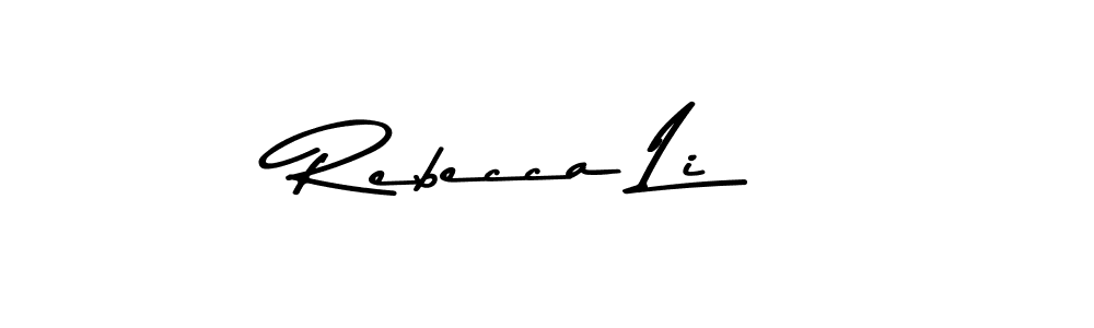 Make a beautiful signature design for name Rebecca Li. With this signature (Asem Kandis PERSONAL USE) style, you can create a handwritten signature for free. Rebecca Li signature style 9 images and pictures png