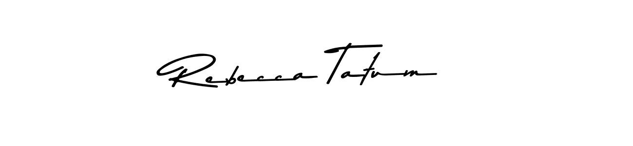 The best way (Asem Kandis PERSONAL USE) to make a short signature is to pick only two or three words in your name. The name Rebecca Tatum include a total of six letters. For converting this name. Rebecca Tatum signature style 9 images and pictures png