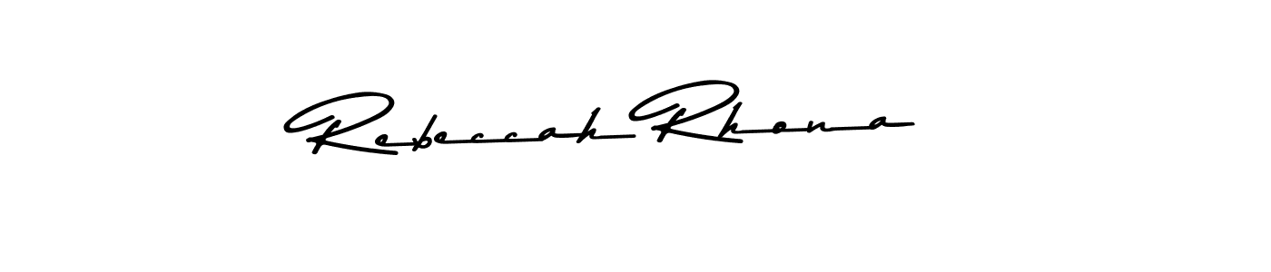 if you are searching for the best signature style for your name Rebeccah Rhona. so please give up your signature search. here we have designed multiple signature styles  using Asem Kandis PERSONAL USE. Rebeccah Rhona signature style 9 images and pictures png