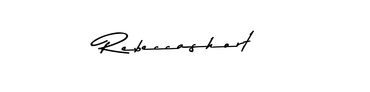 Here are the top 10 professional signature styles for the name Rebeccashort. These are the best autograph styles you can use for your name. Rebeccashort signature style 9 images and pictures png